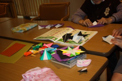 利用者様の制作の様子