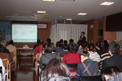 職員勉強会特別講演の様子その２