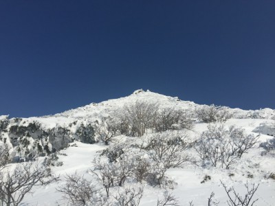 雪の磐梯山