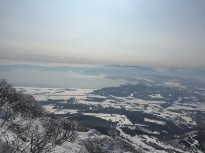 磐梯山からの景色