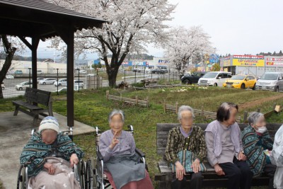 お花見の様子その１