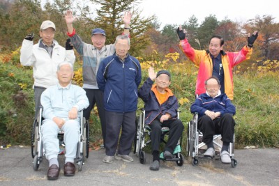 通所紅葉ドライブの様子その１