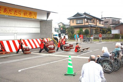 あだたら秋祭り2017の様子_智恵子のふるさと太鼓保存会